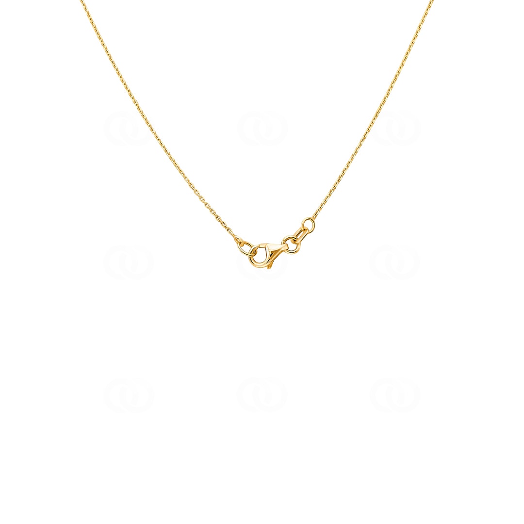 Collier mit Anhänger 750/18 K Gelbgold mit Diamanten 0.08 ct H/si by CHRISTIAN