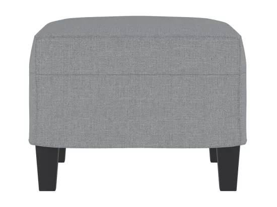 Repose-pied Gris clair 60x50x41 cm Tissu