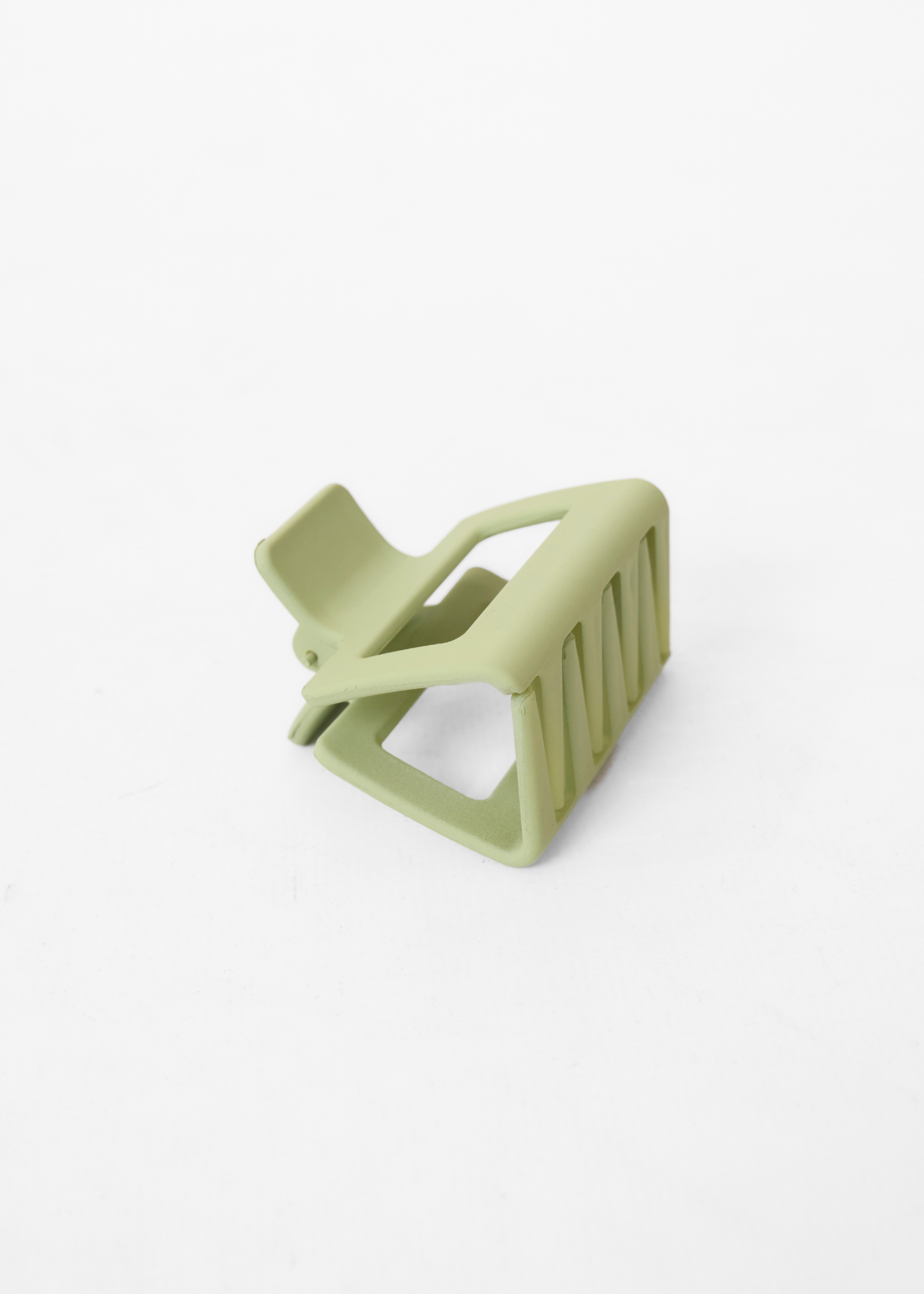 Haarklem gekleurd klein groen