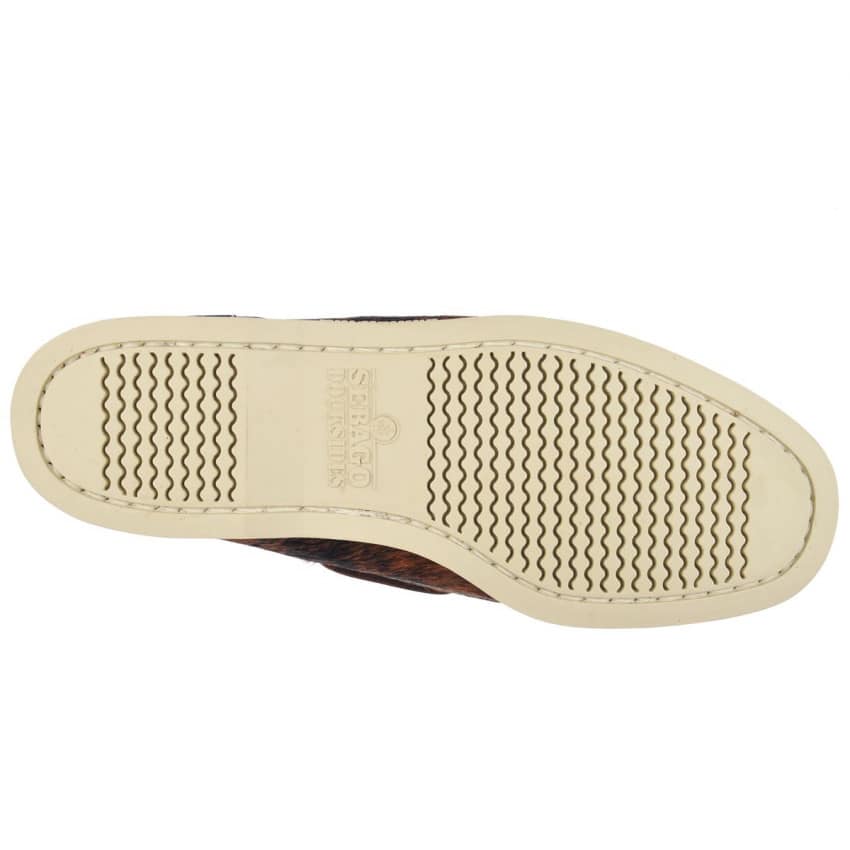 DOCKSIDES MIURA DK BROWN CREAM-Chaussures Portland bateau pour homme en cuir