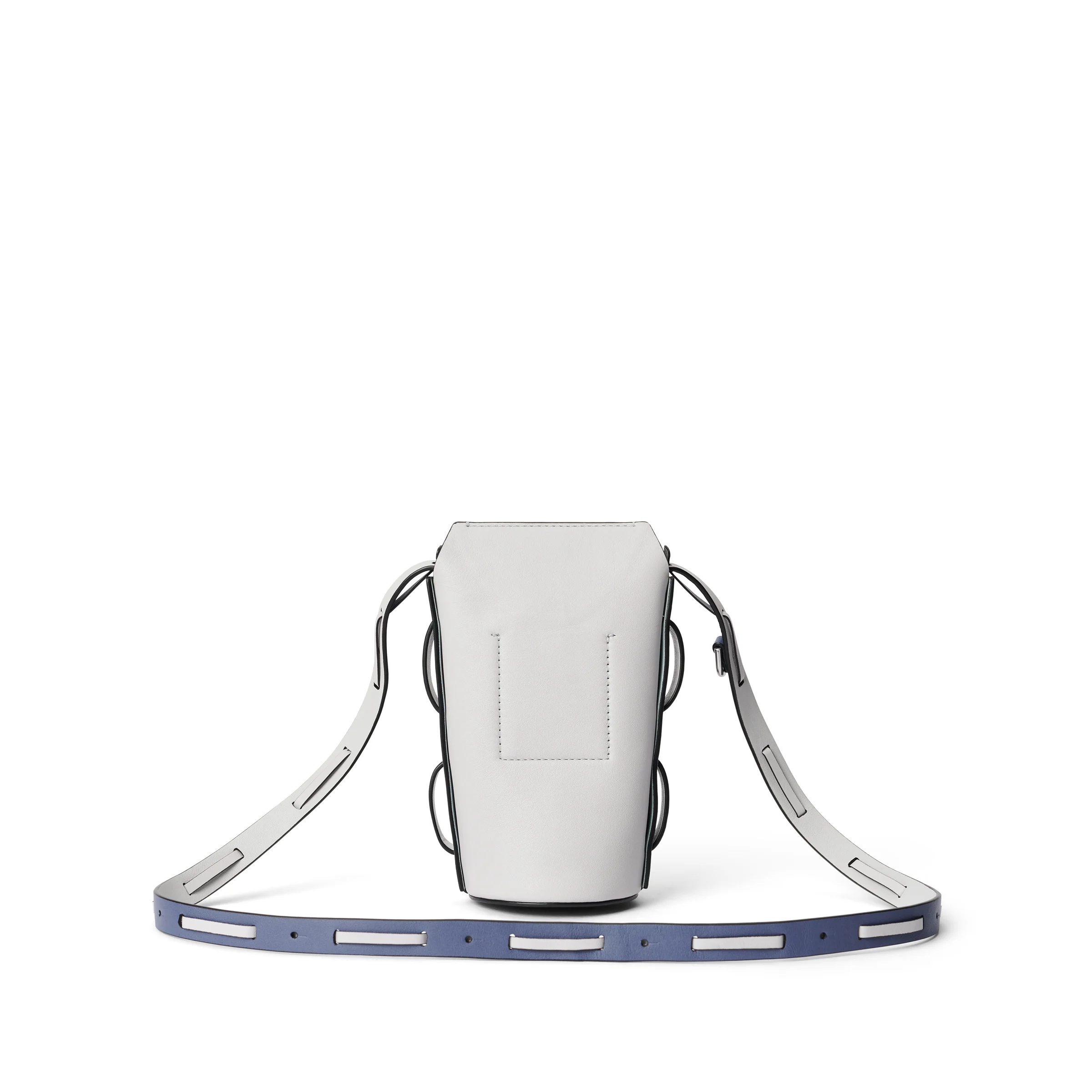 ECCO Pot Bag Umhängetasche aus Leder Lila 21X14,5X9,5 cm
