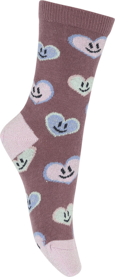 Melton Happy hearts socks Grape shake