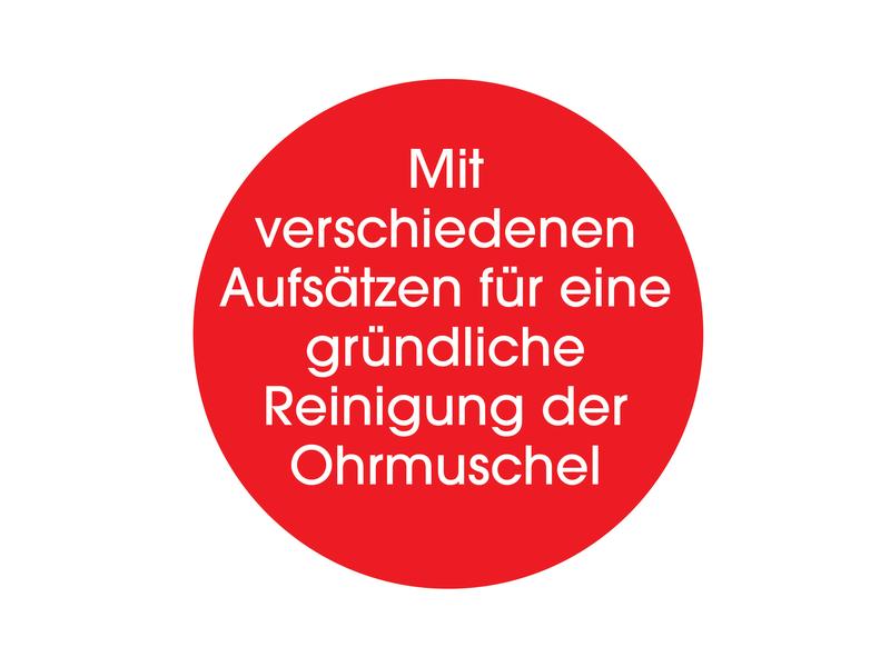 VITALmaxx Ohrenstäbchen Set 18-tlg. Form der Aufsätze verhindern ein zu weites Eindringen ins Ohr