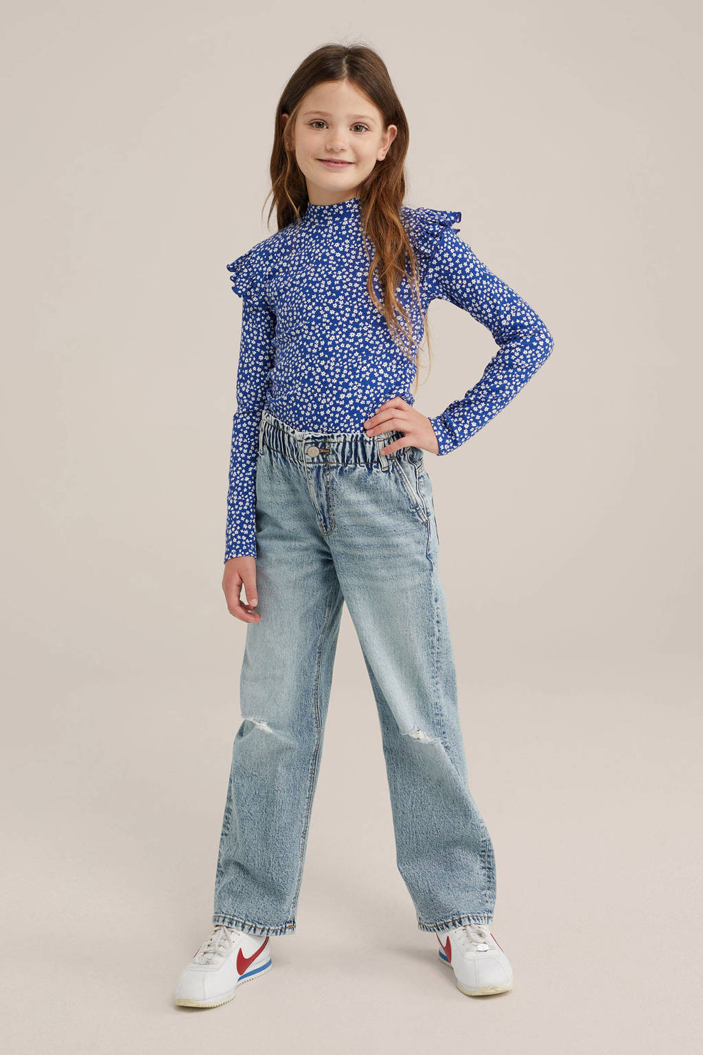WE Fashion gebloemde longsleeve