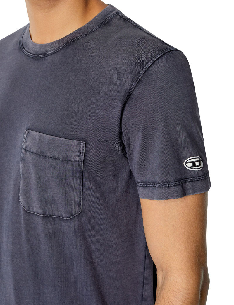 DIESEL T-SHIRT HOMME WORKY BLEU