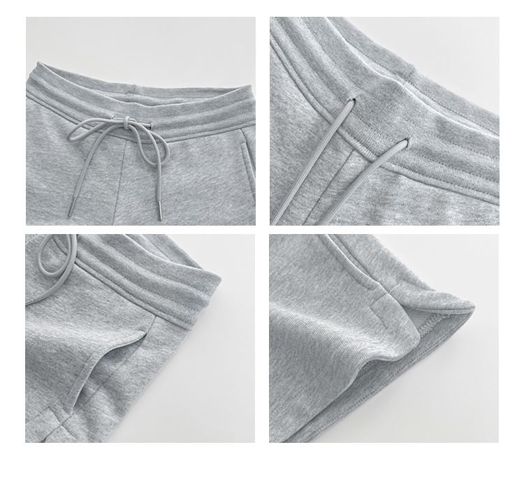 Shira - Katoenen shorts met trekkoord en lage taille in 7 kleuren
