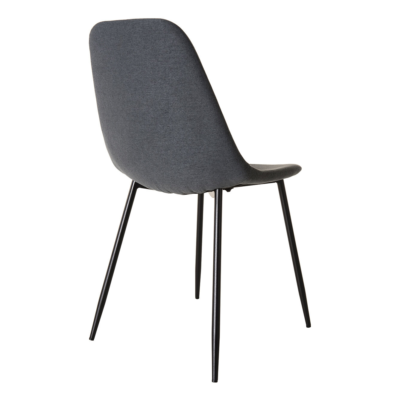 Macabane 2 Chaises Augustin anthracite - 43x53x80 cm