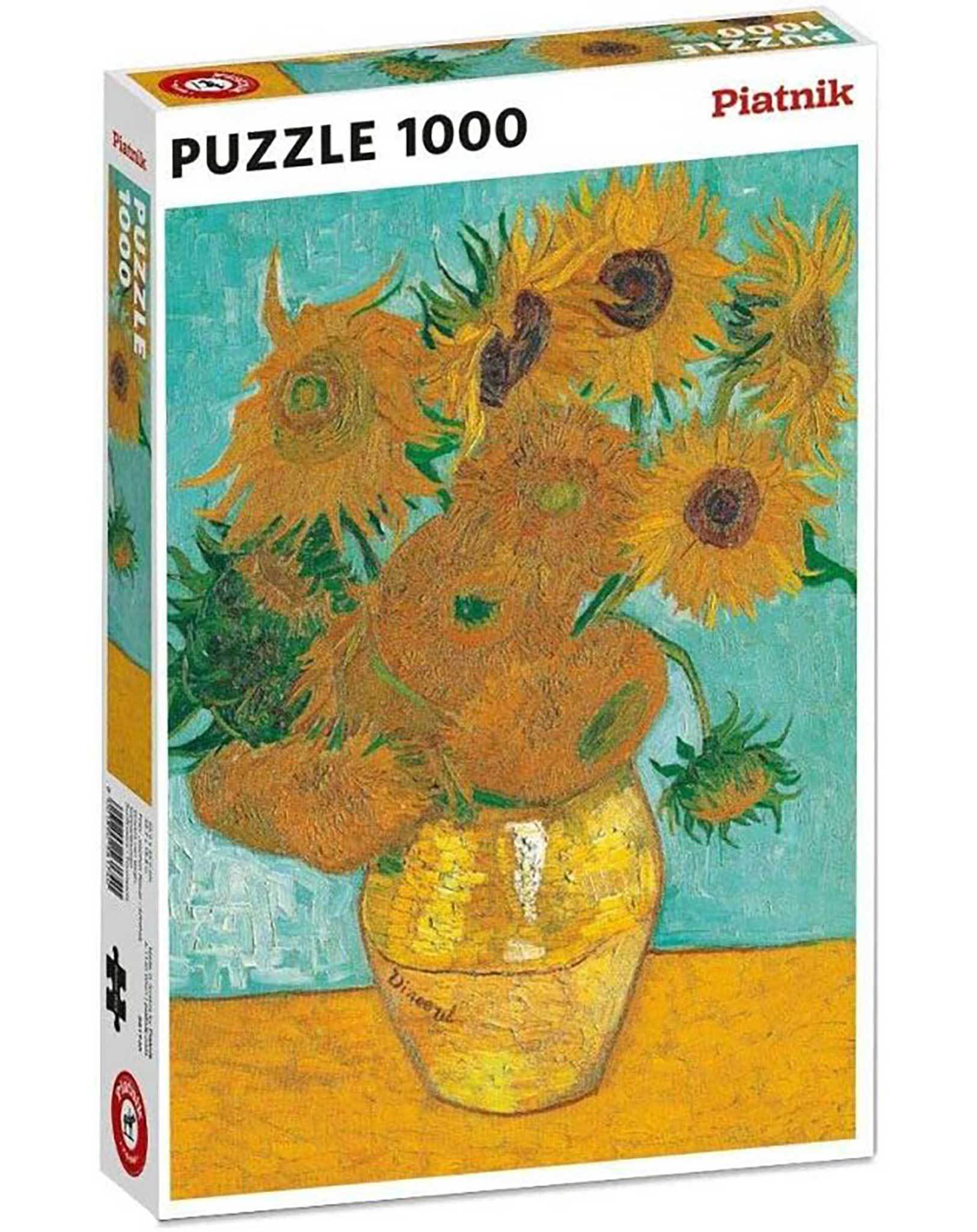 Van Gogh - Vase mit Sonnenblumen (Puzzle)