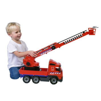 Brandweer bluswagen Volvo 58 cm