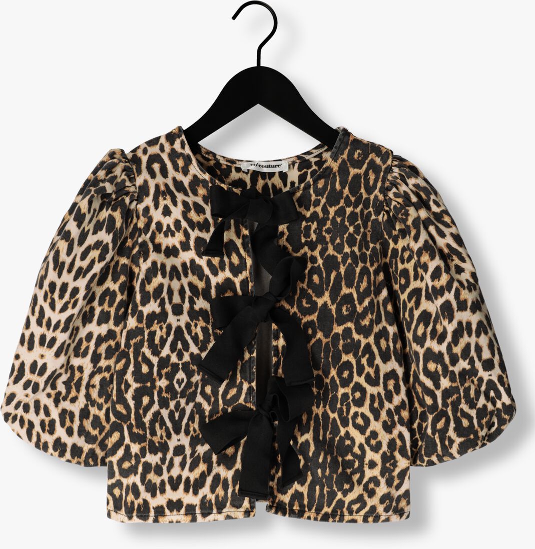 beige co'couture top leocc bow blouse