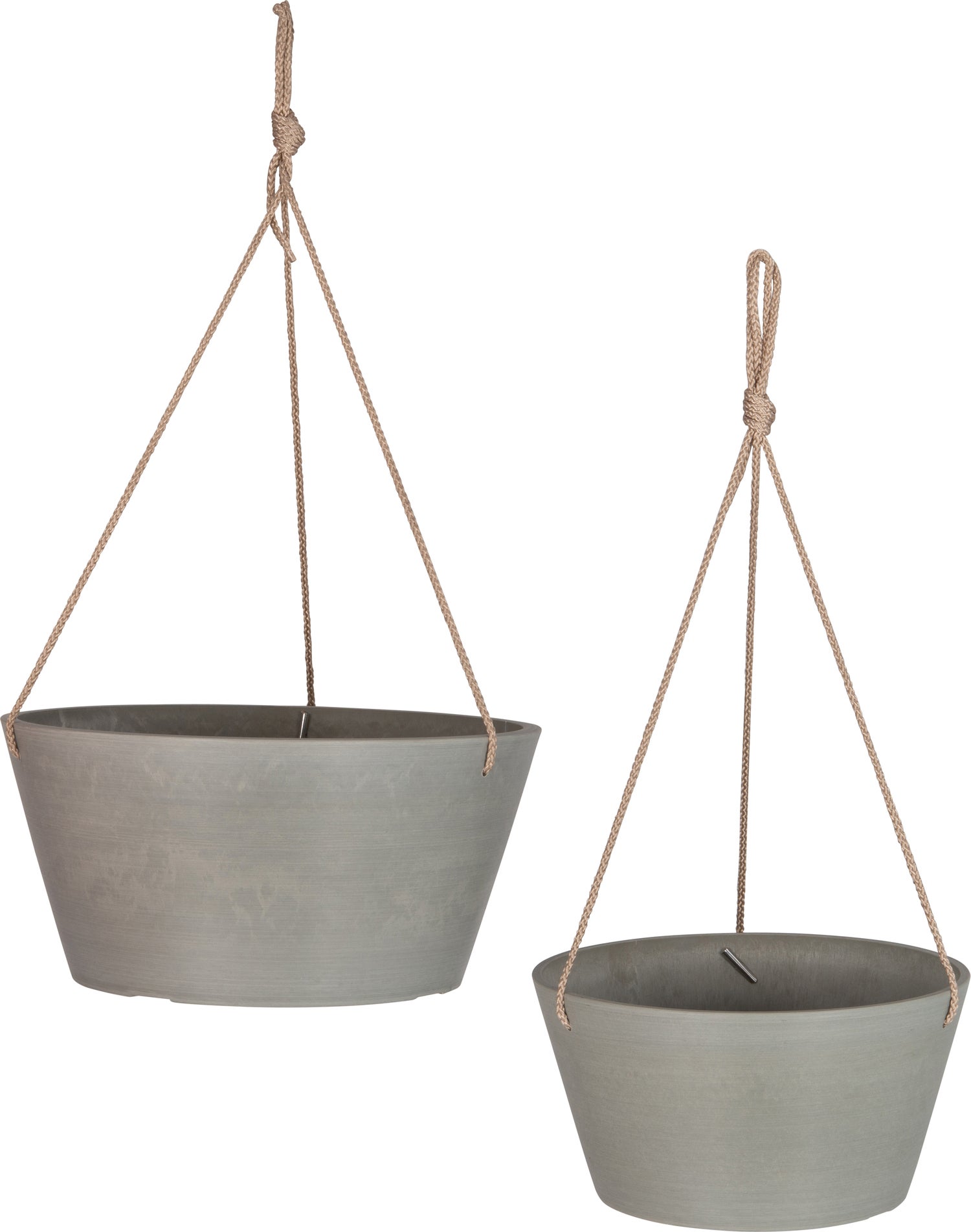 Intratuin hangpot Boaz lichtgrijs D 31 H 15 cm