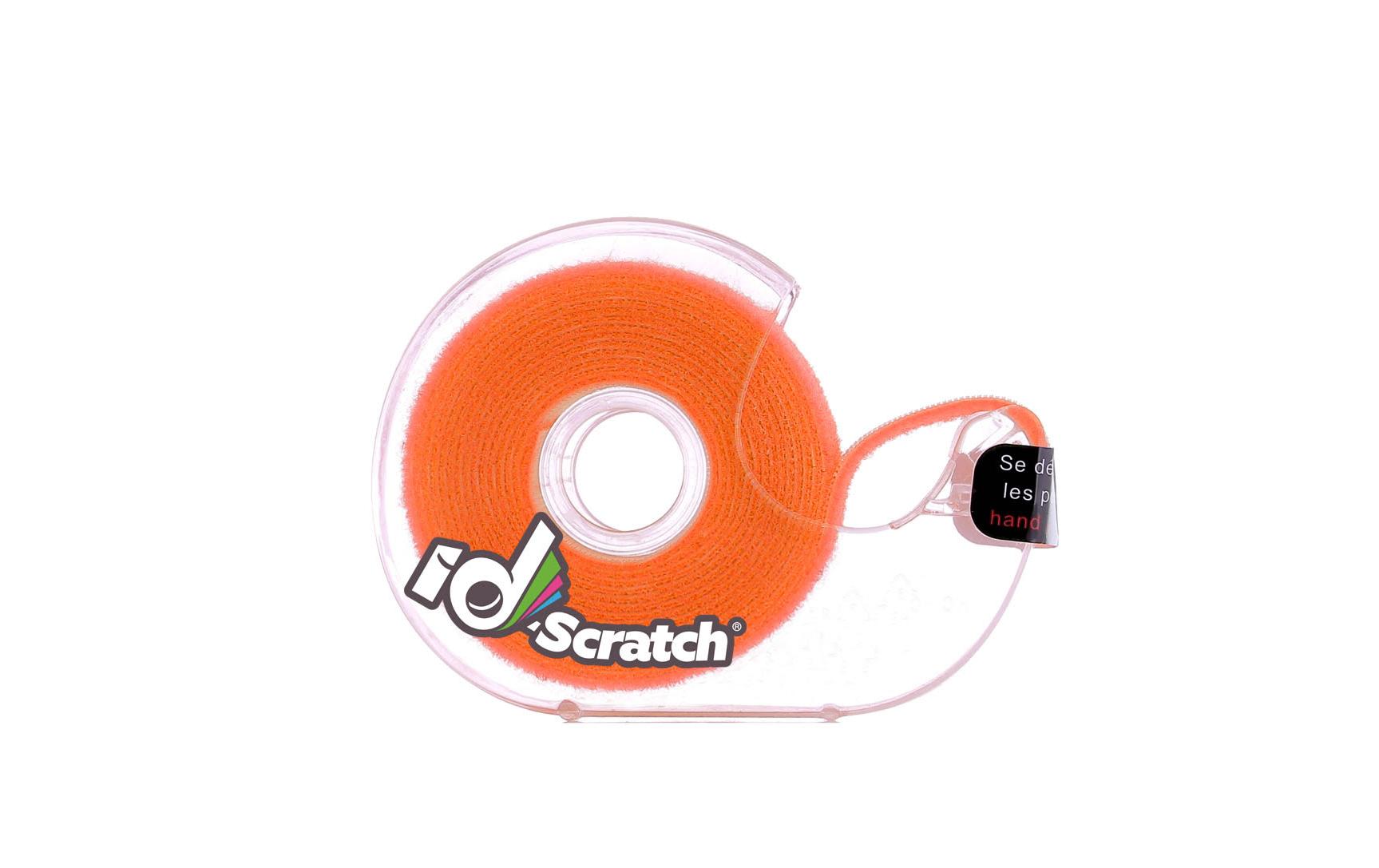Klettband-Box ID-SCRATCH Dispender Box NeonorangePatchSee ID-SCRATCH Klettband Dispender Box