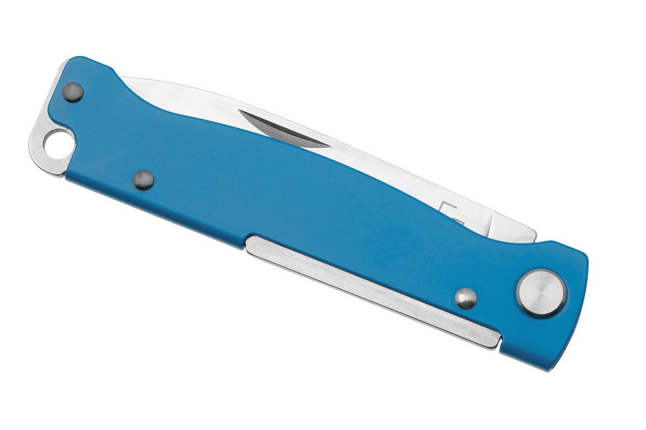 Böker Plus Atlas 01BP0014, Satin 12C27, Blue Stainless Steel zakmes