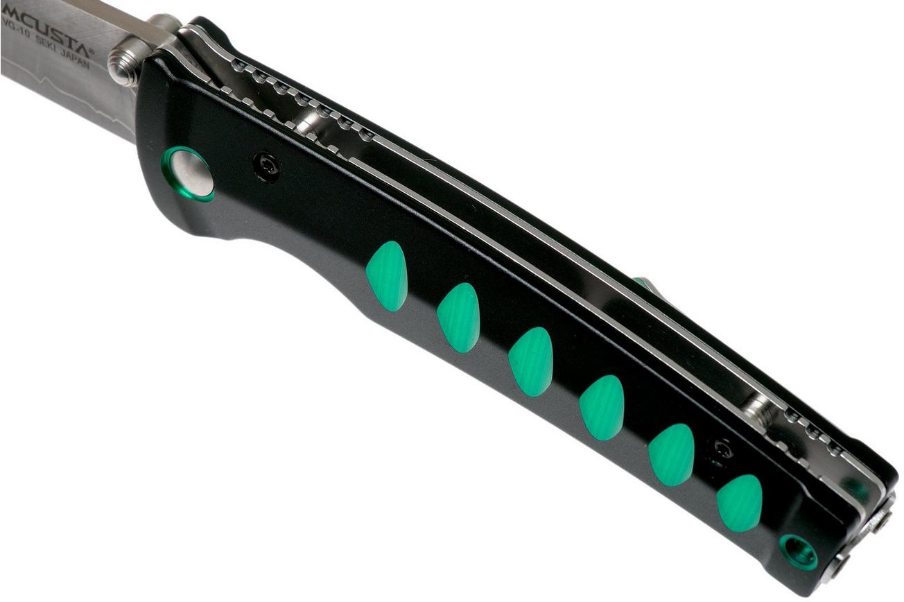 Mcusta MC-0044C Katana, zwart/groen, herenmes