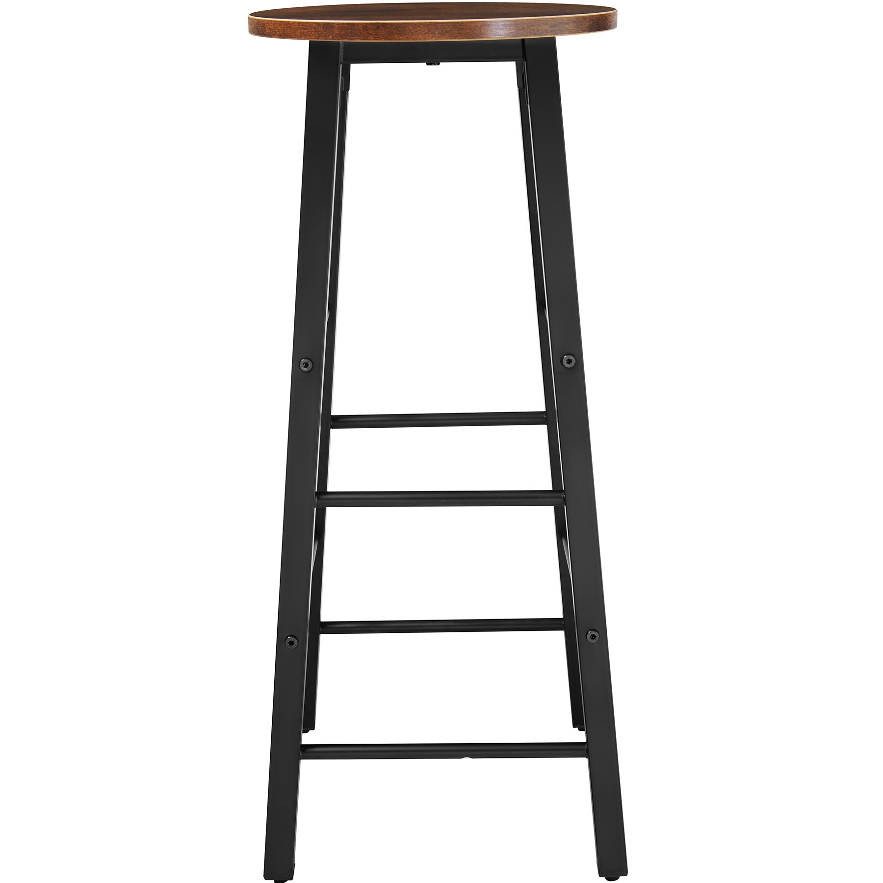 tectake® 2er Set Barhocker, Industrial Style, mit höhenverstellbaren Kunststofffüßen, Sitzhöhe 72,5 cm