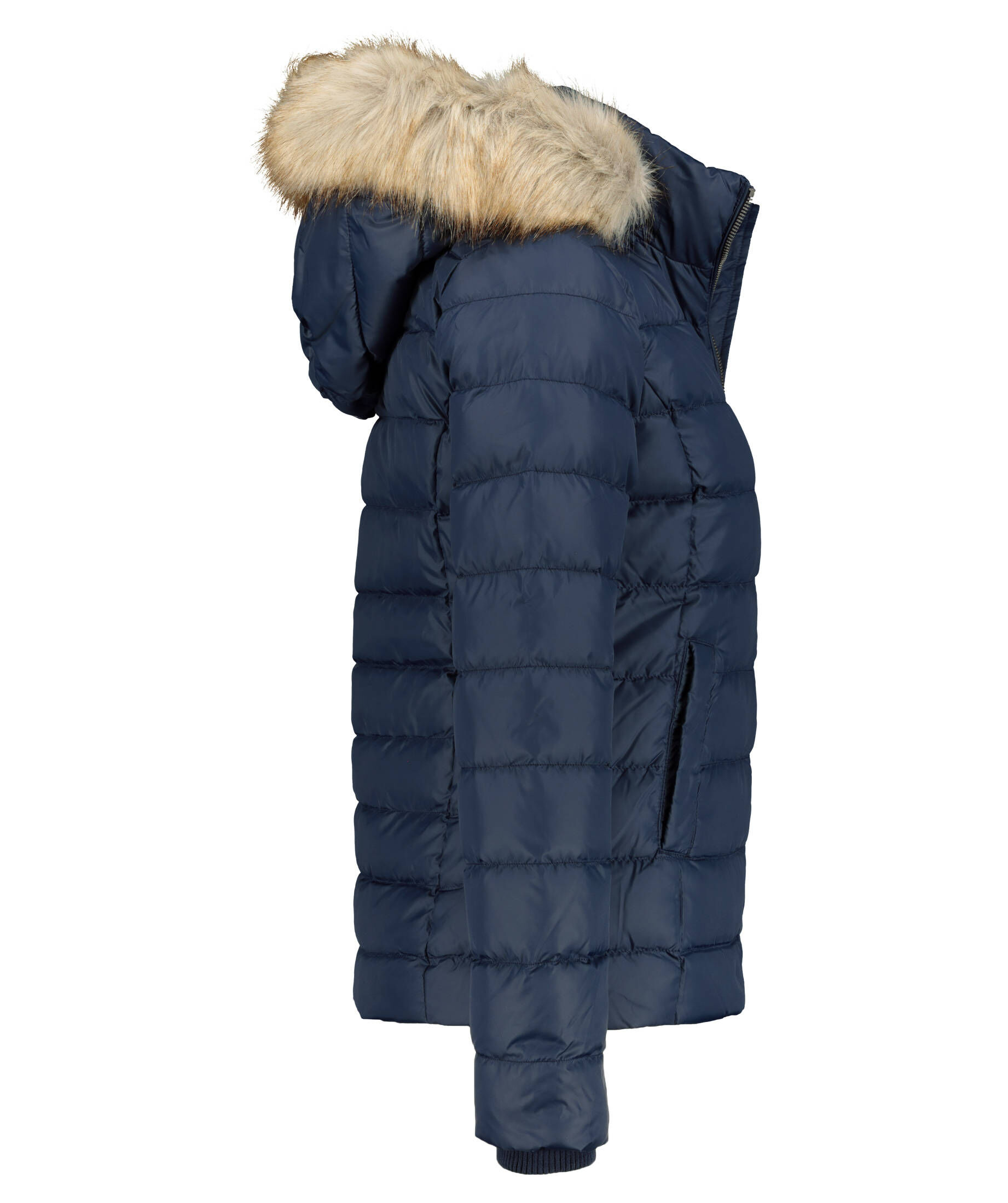 Tommy Jeans| Damen Daunenjacke mit Kapuze TJW BASIC HOODED DOWN JACKET