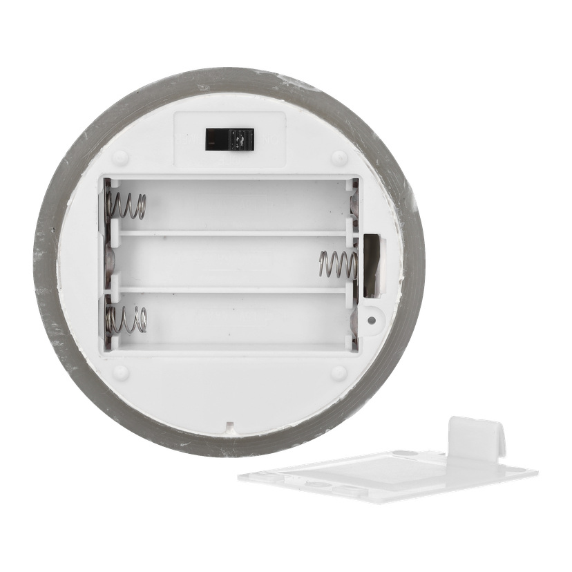 Kubbelys med flakkende flamme LED 10 cm