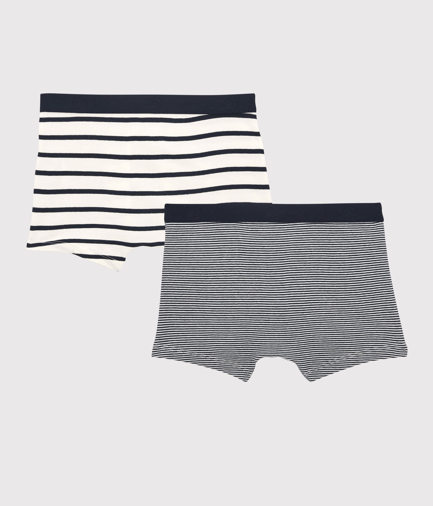 Lot de 2 boxers rayés garçon