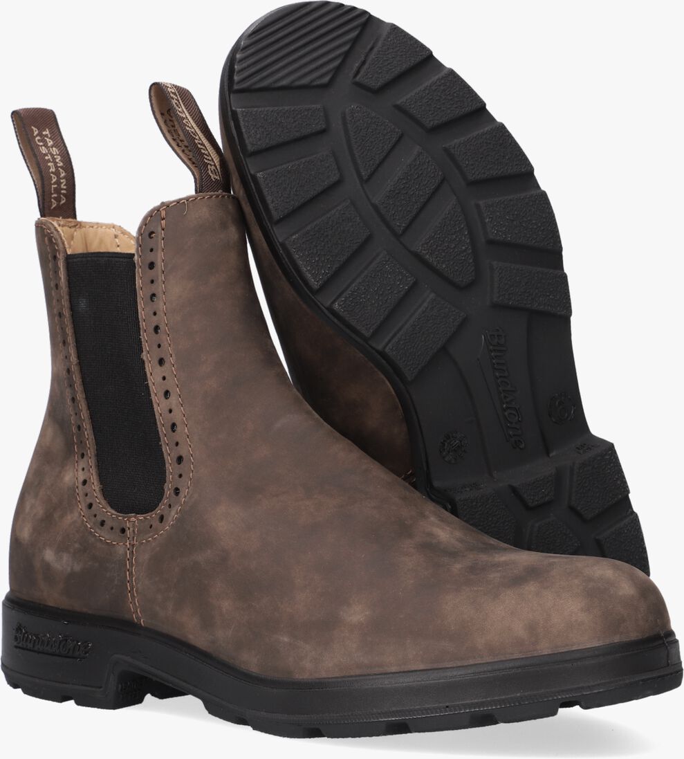 bruine blundstone chelsea boots women's high top