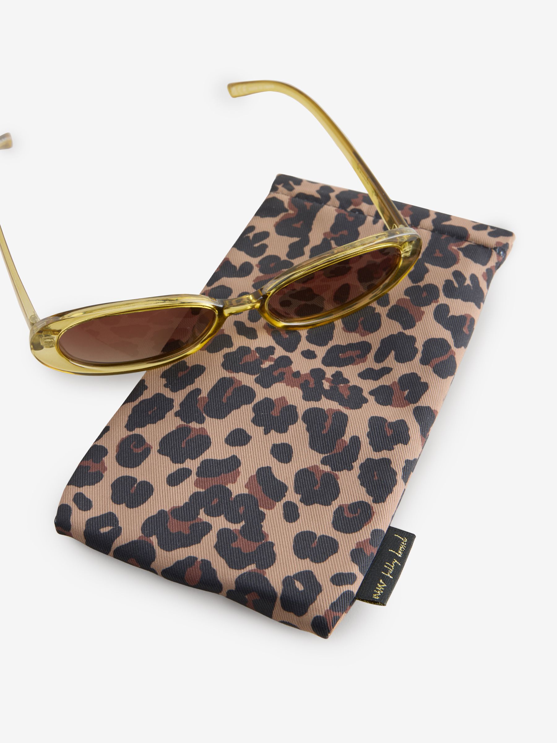 Never Fully Dressed Narrow Oval Sunglasses
