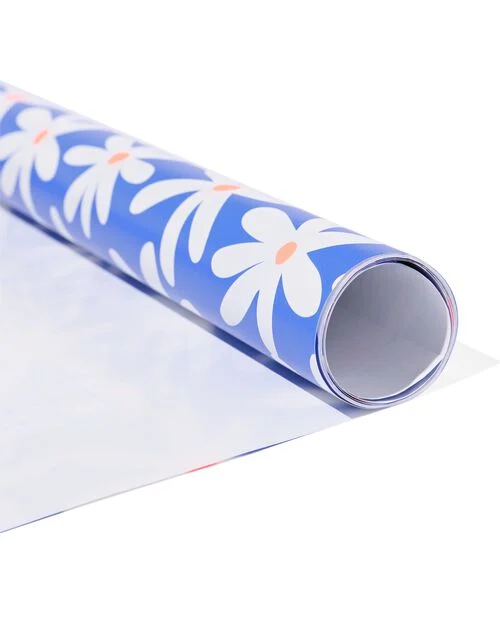 papier cadeau 200x70 fleurs