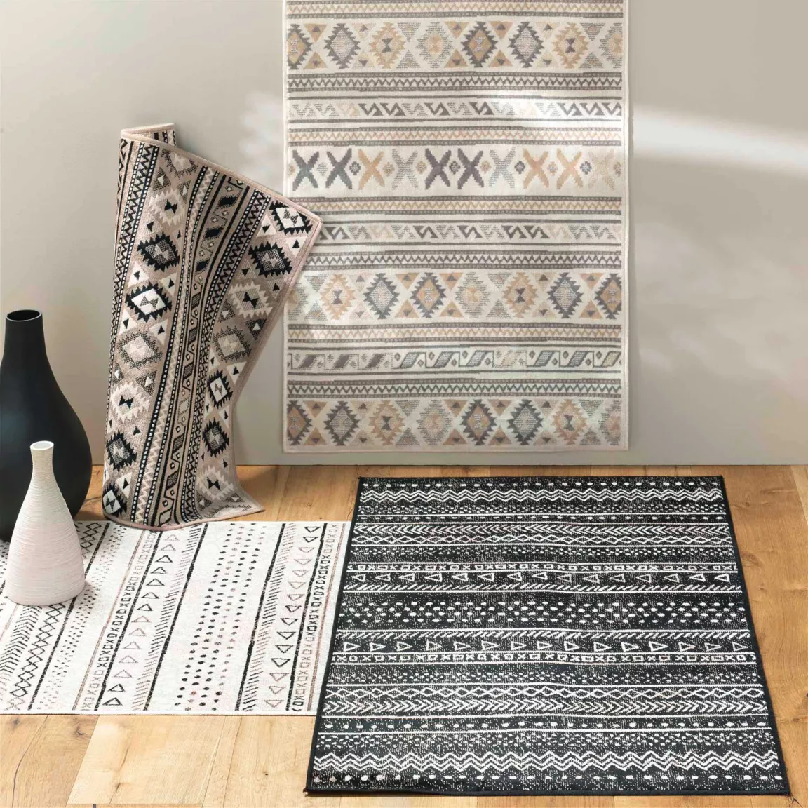 Tapis de salon (68 x 110 cm) Tallulah Ecru