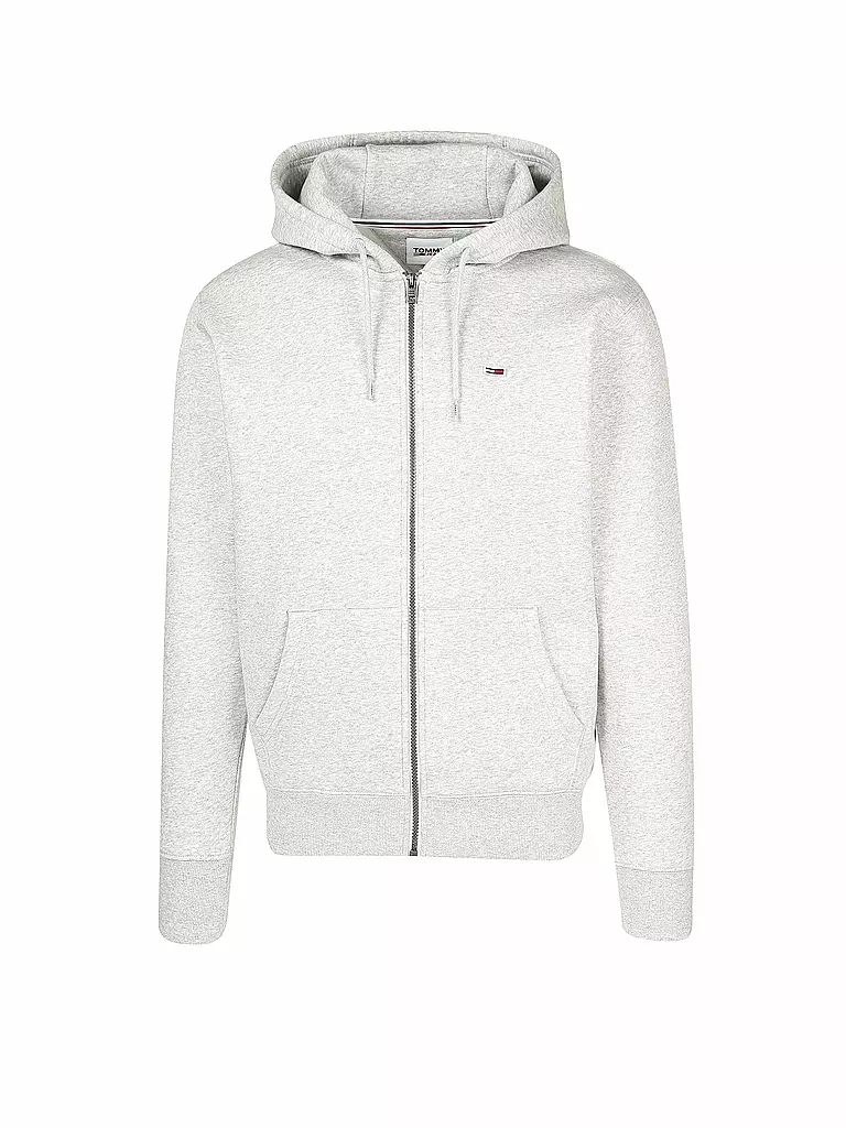 TOMMY JEANS Sweatjacke grau