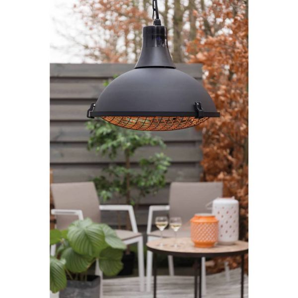 Sunred Aquecedor Suspenso Indus II 2100w Halogéneo Preto