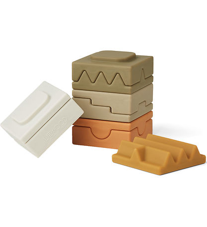 Liewood Stapelturm - Silikon - Morgan - Khaki Multi Mix