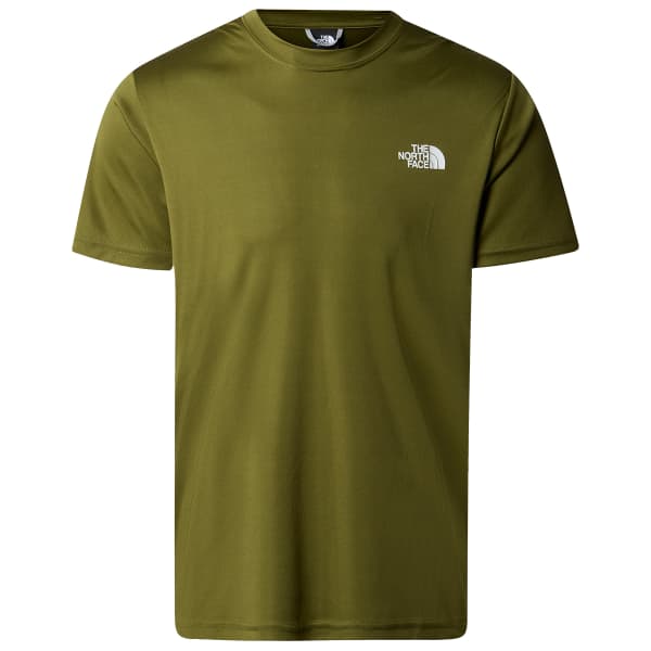 T-shirt randonnée THE NORTH FACE M REAXION RED BOX TEE FOREST OLIVE