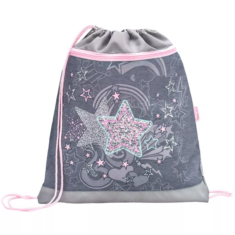 Belmil Schulranzen Mini Fit Schulranzen Set 5-teilig mit Brustgurt Shine like a Star