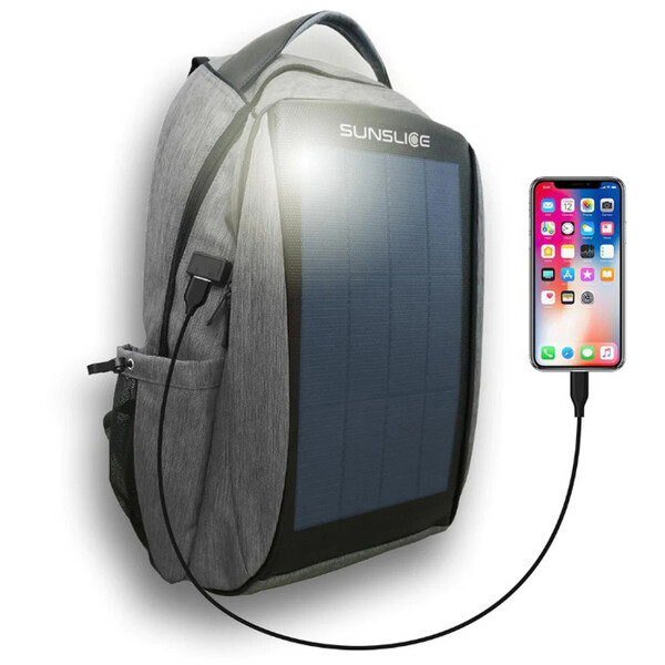 Sunslice - Sac à dos Zenith - Panneau solaire Gris