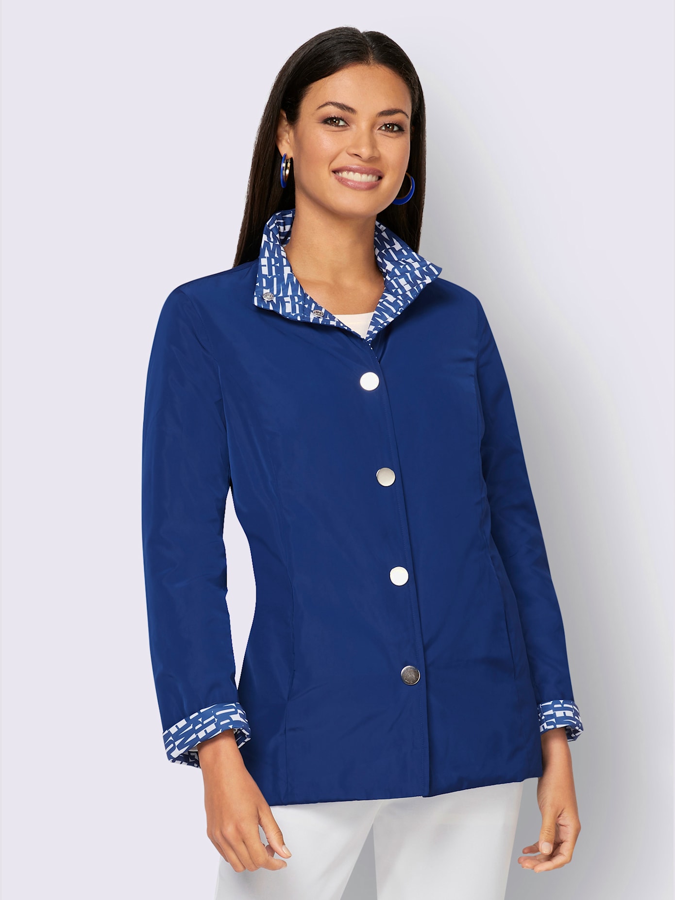 Veste réversible réversible : superbe des 2 côtés