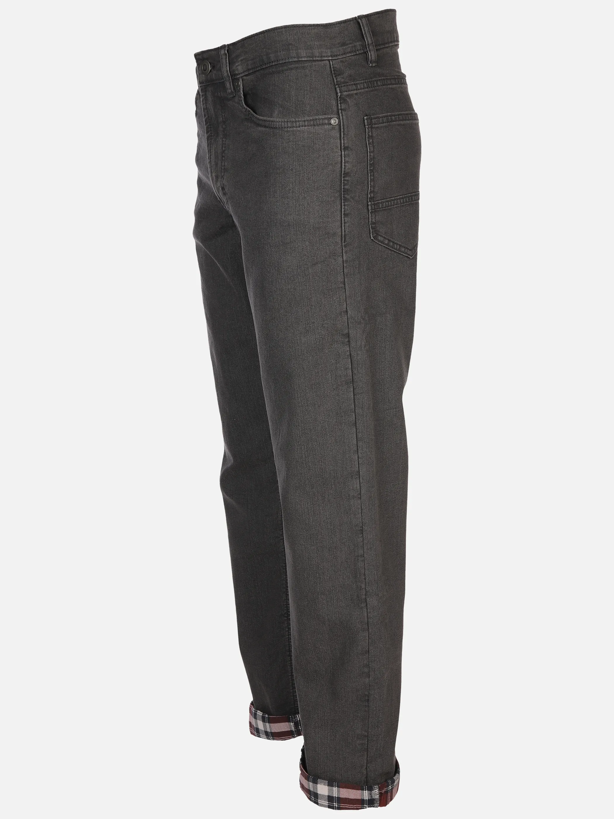 Herren Thermojeans mit kariertem Futter