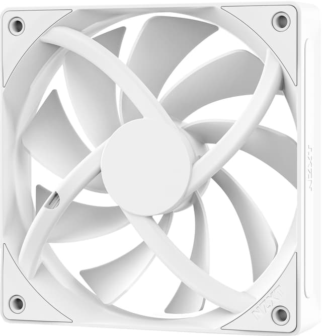 NZXT F120Q V2 Quiet Airflow 120mm PWM blæser (hvid)