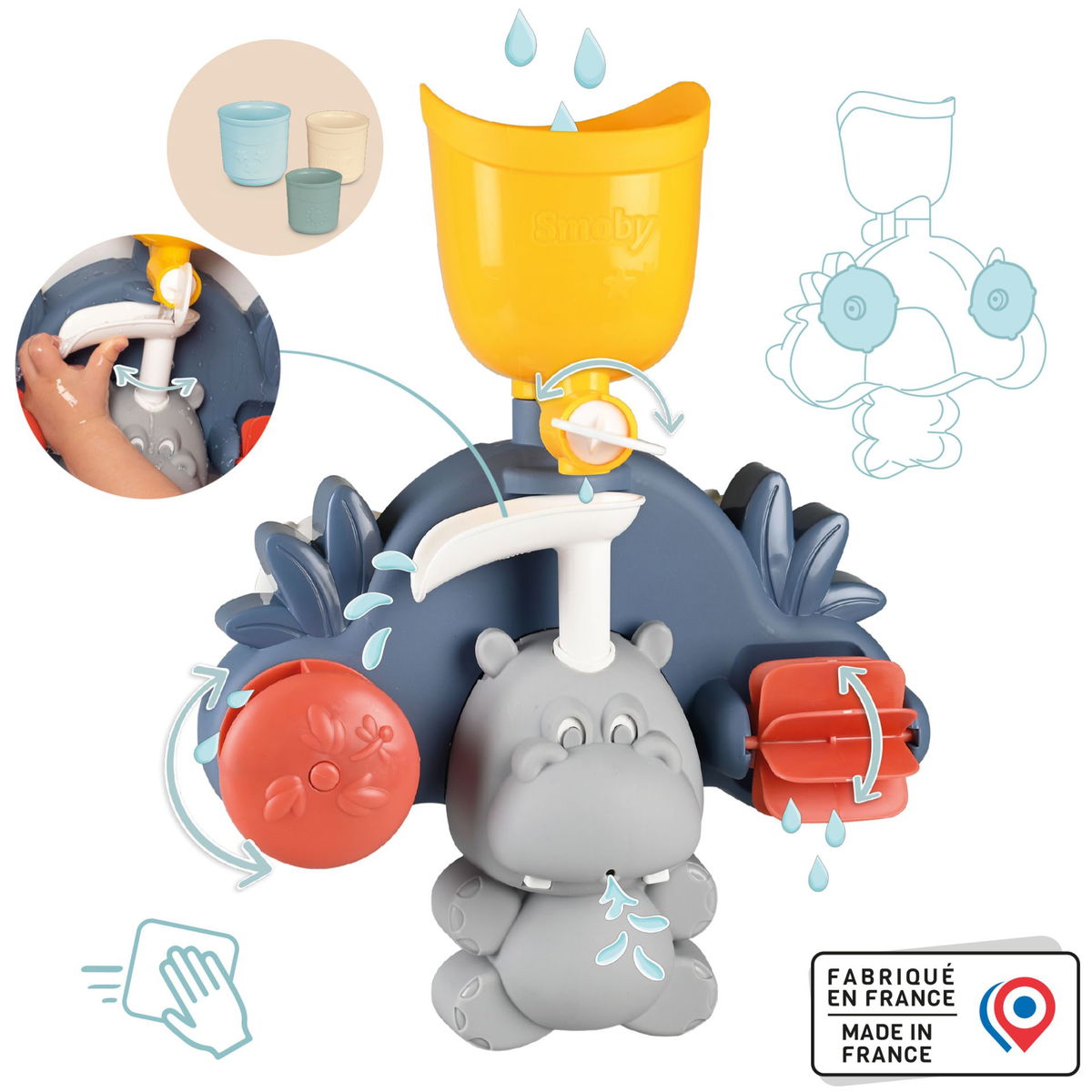 SmobySmoby   Badespielzeug Hippo