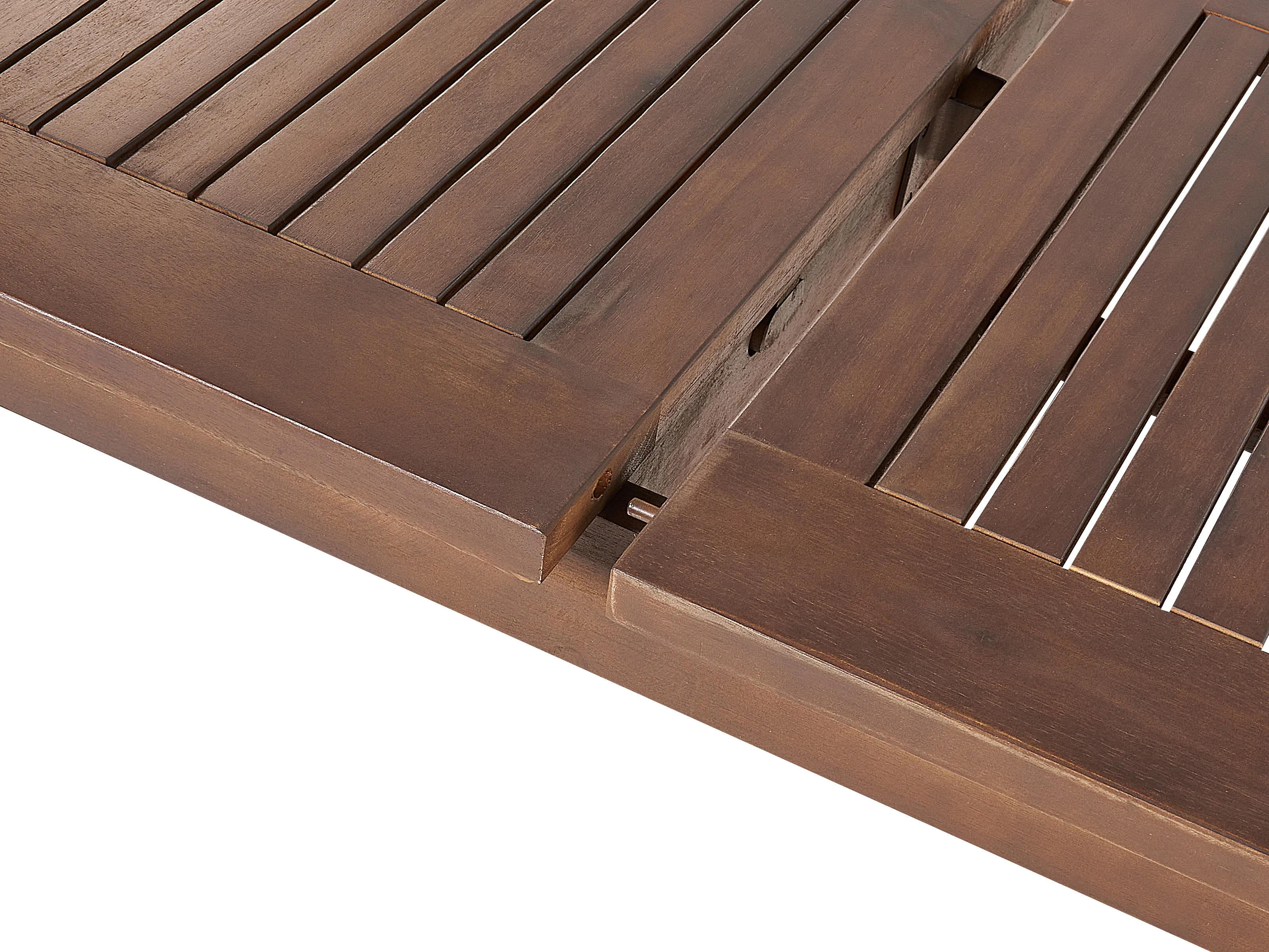 Uitschuifbare tuintafel CESANA 180/240 cm 100 cm Acaciahout Donkerbruin