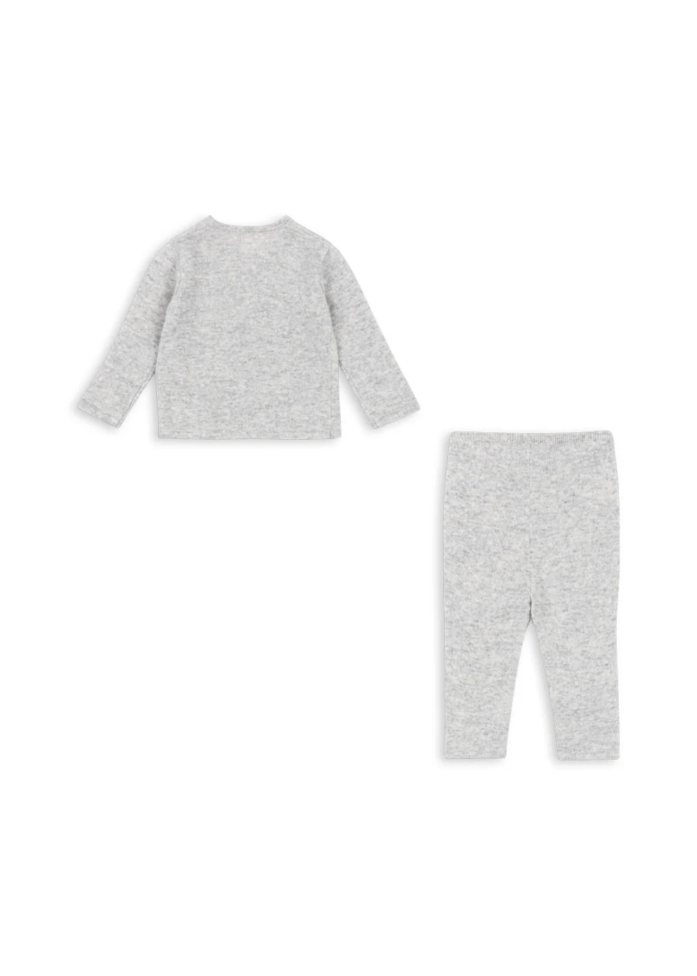 dio cashmere sæt - LIGHT GREY MELANGE - 3M