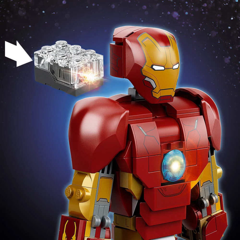 LEGO® MARVEL SUPER HEROES™ - 76206 - L’ARMURE ARTICULEE D’IRON MAN