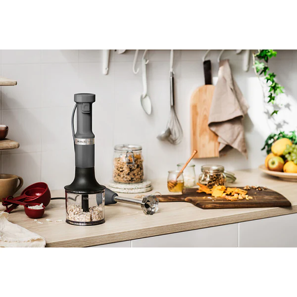 Mixeur plongeant 5 vitesses 180 W noir mat Kitchenaid 5KHBV83EBM Kitch