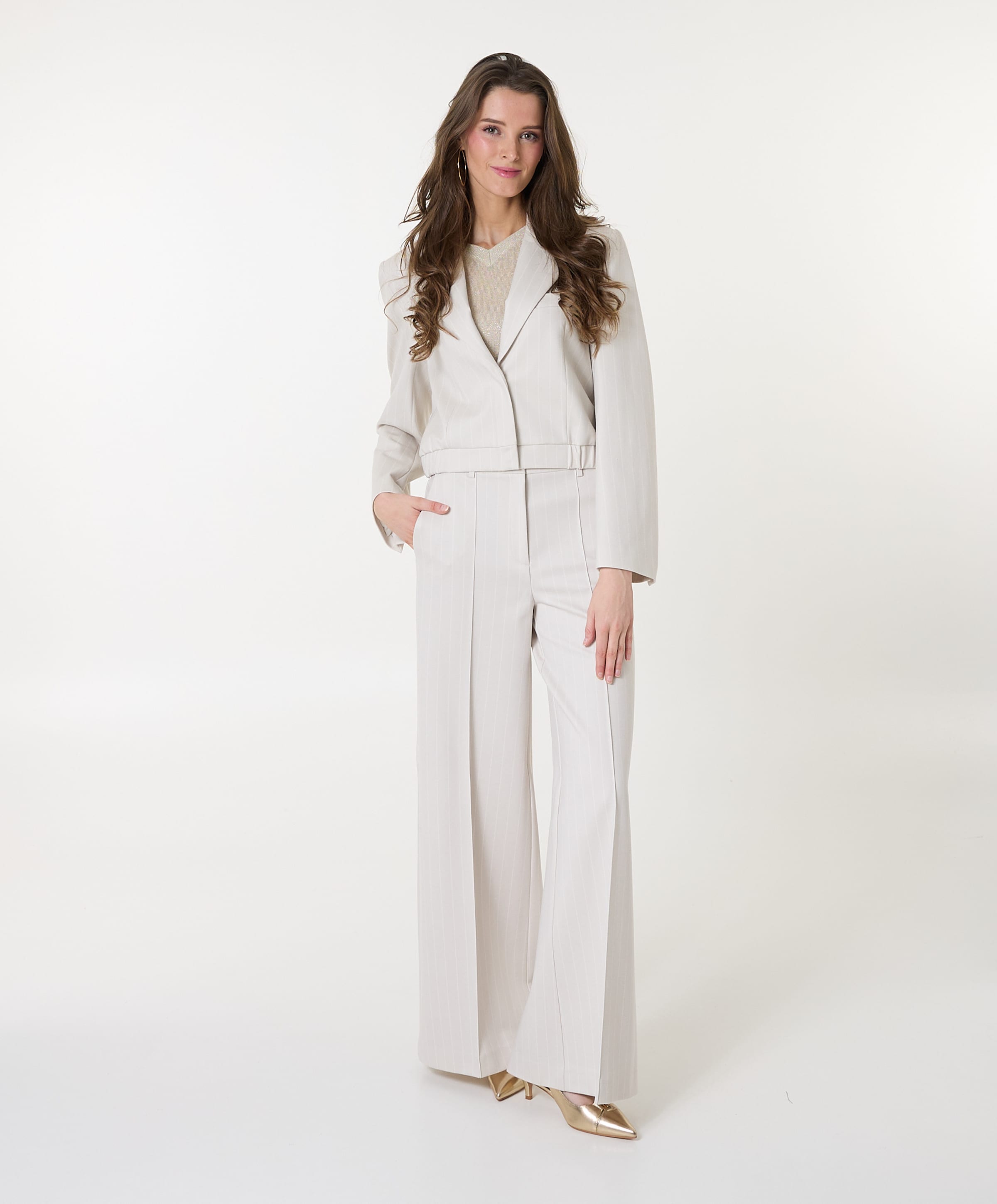 Beaumont Dames blazer ecru