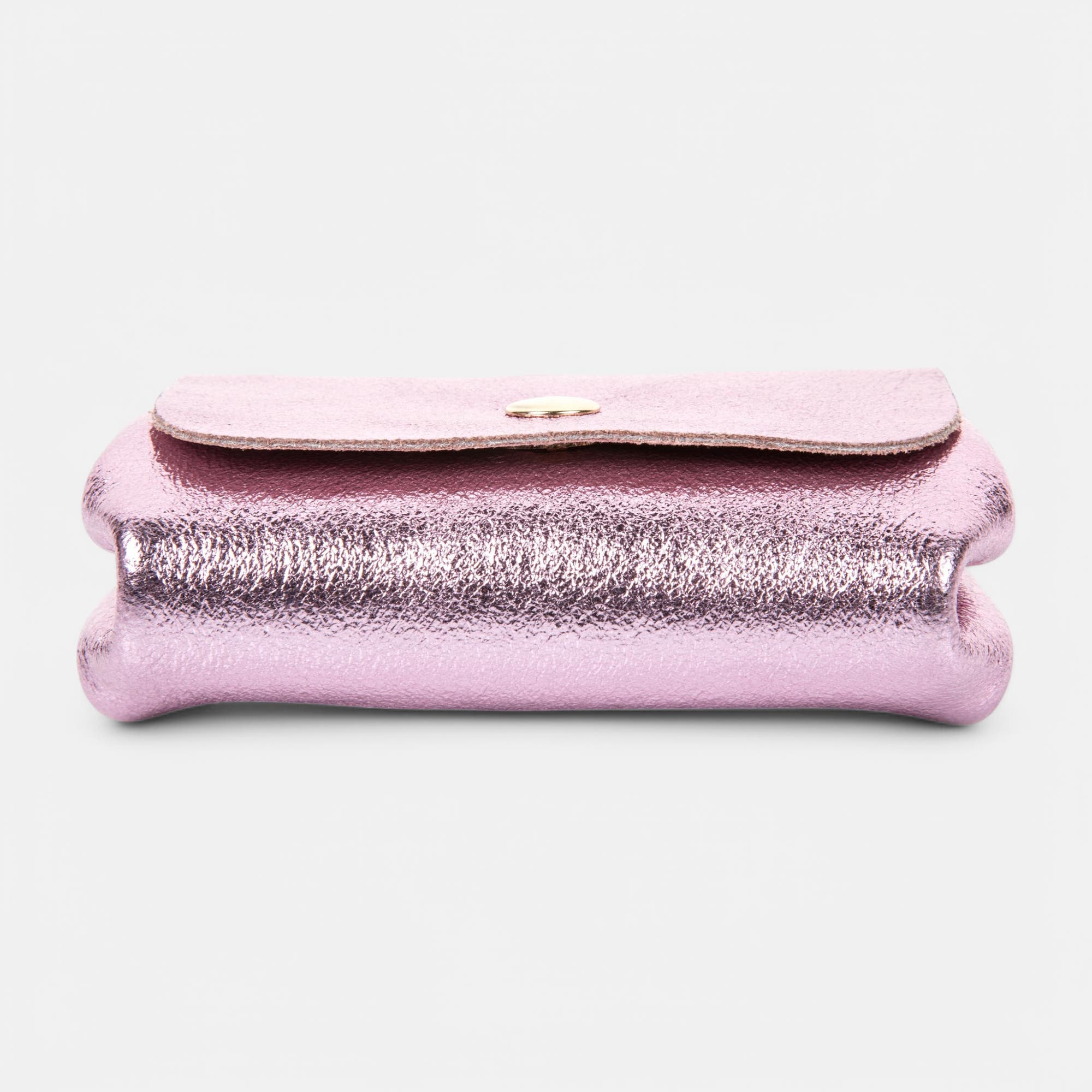 Petite maroquinerie en cuir rose