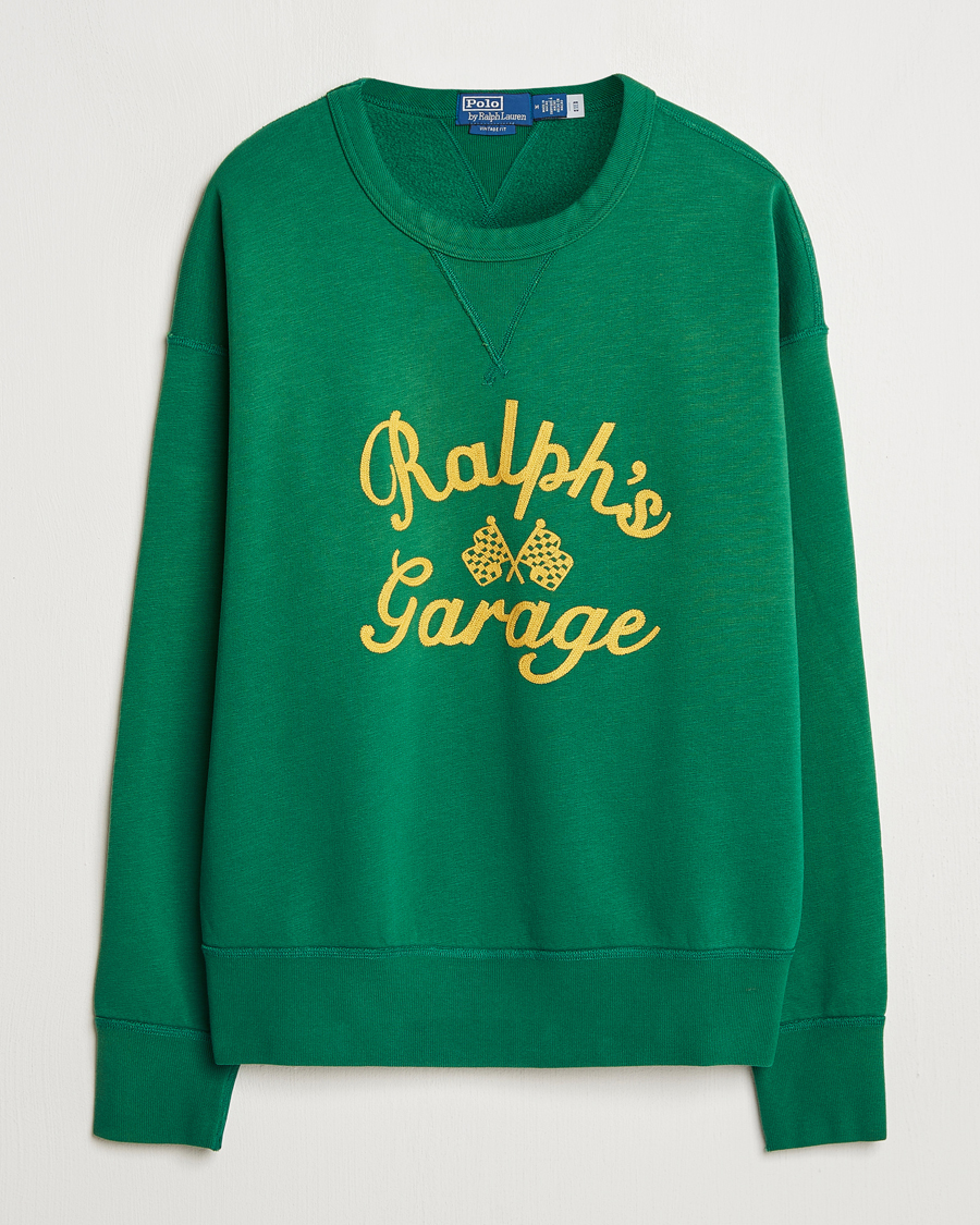 Polo Ralph Lauren Ralph's Garage Sweatshirt Tennis Green