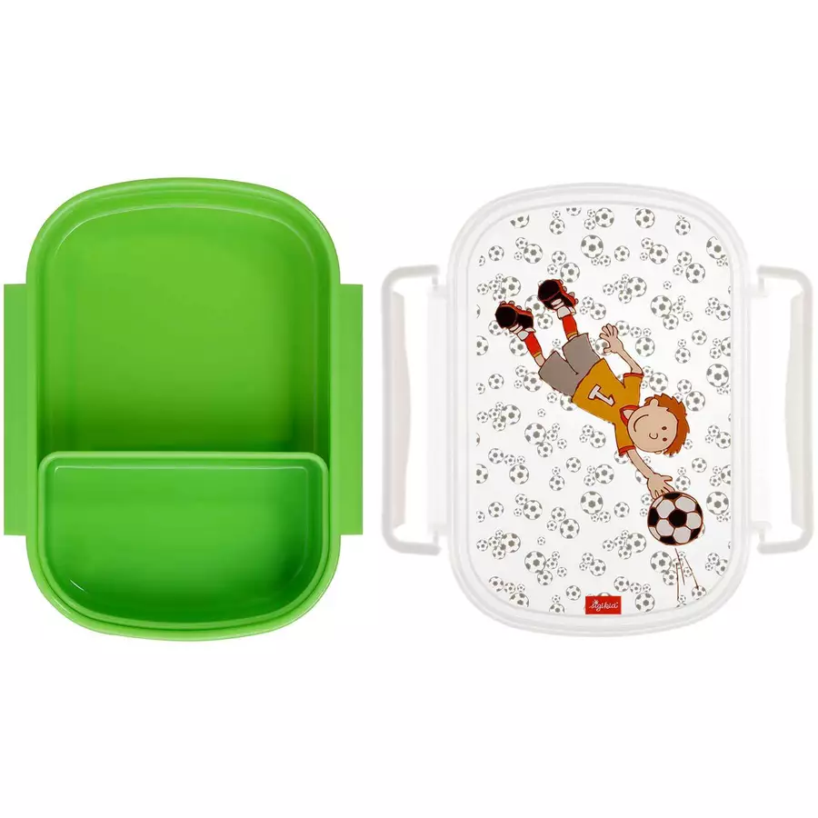 Sigikid Brotdose + Trinkflasche 2er Set grün