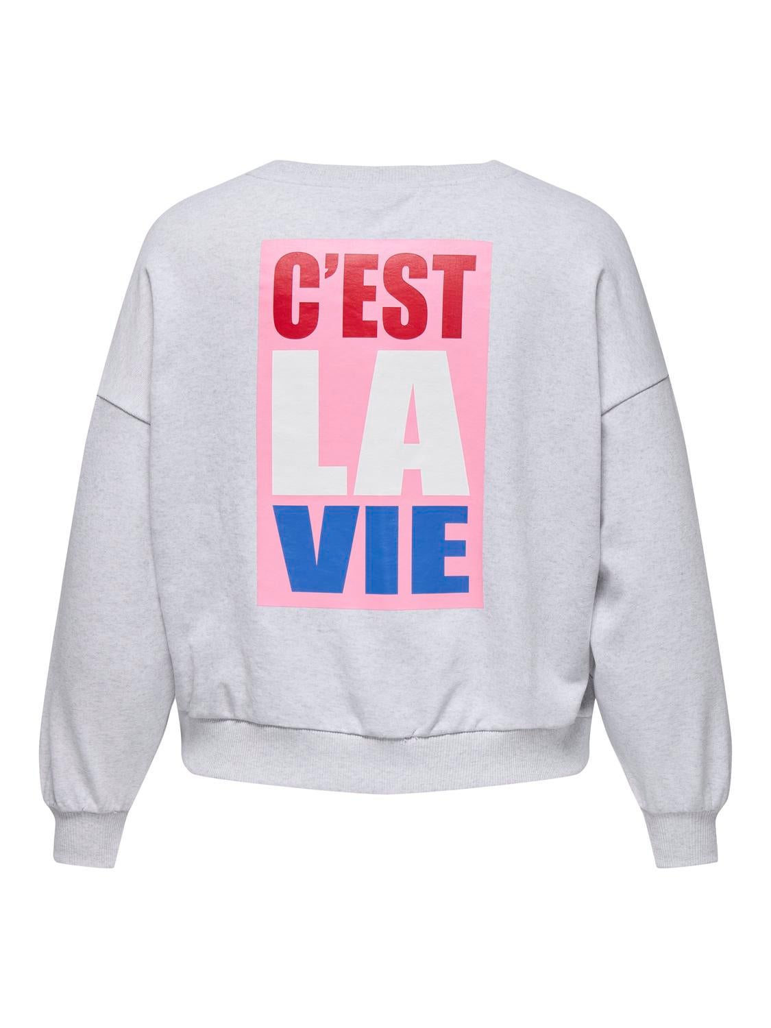 CARLAKIRA Sweatshirt Light Grey Melange