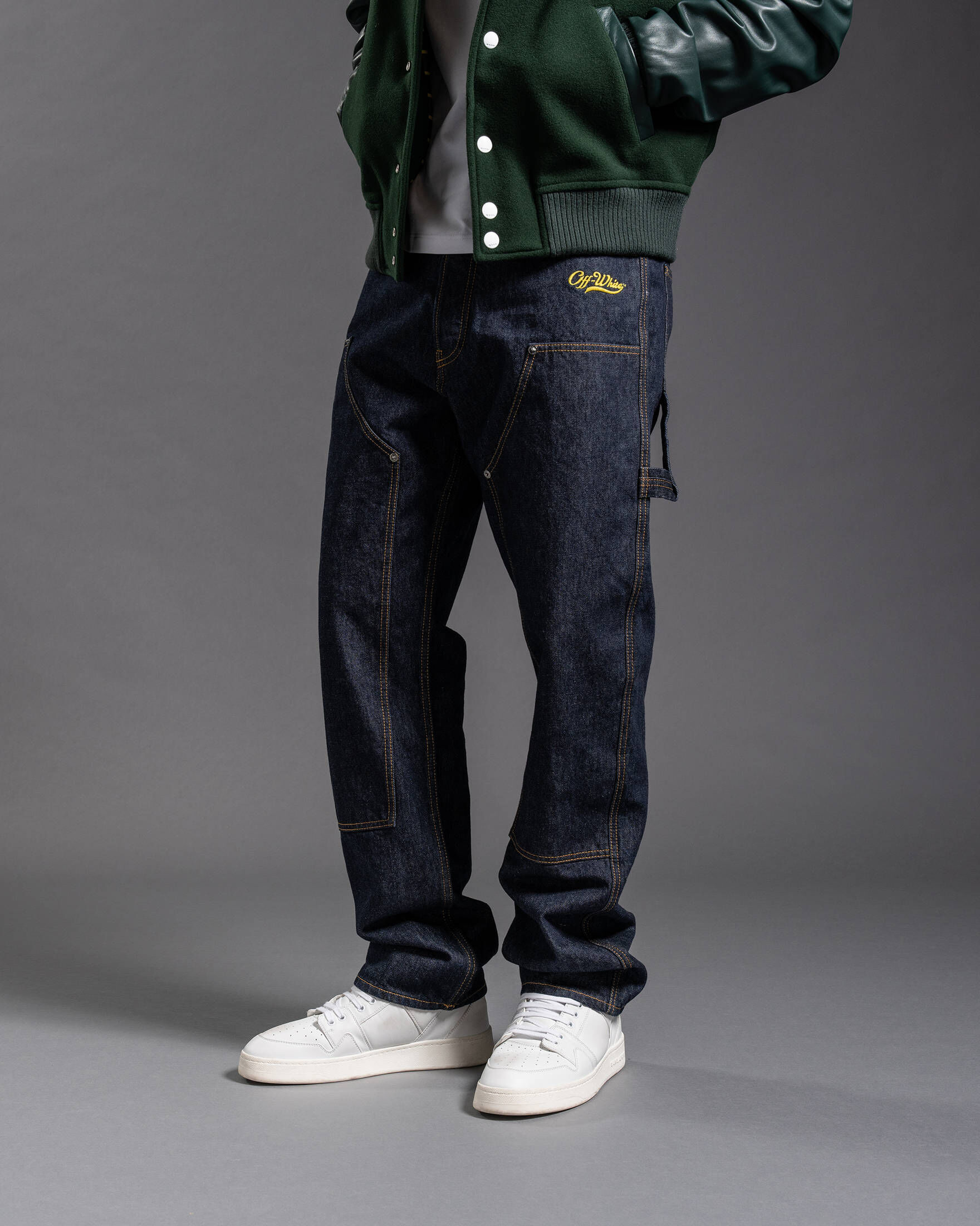 Off-White| Herren Jeans WAVE OFF DENIM SKATE CARPENTE