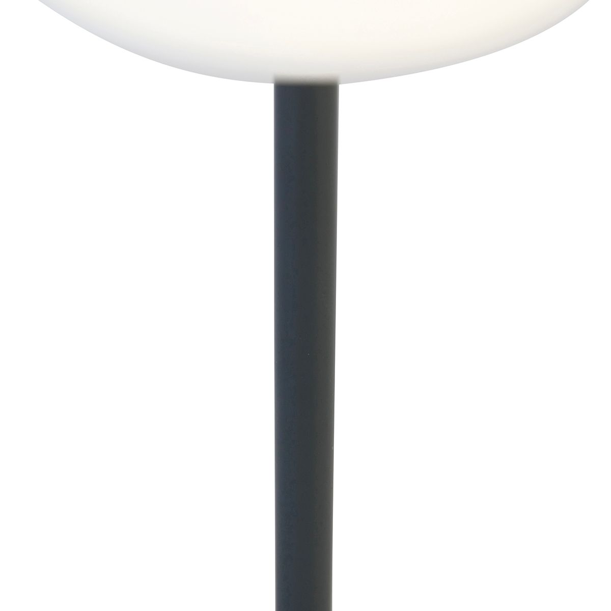 Tafellamp donkergrijs incl. LED oplaadbaar met touch dimmer - Renata