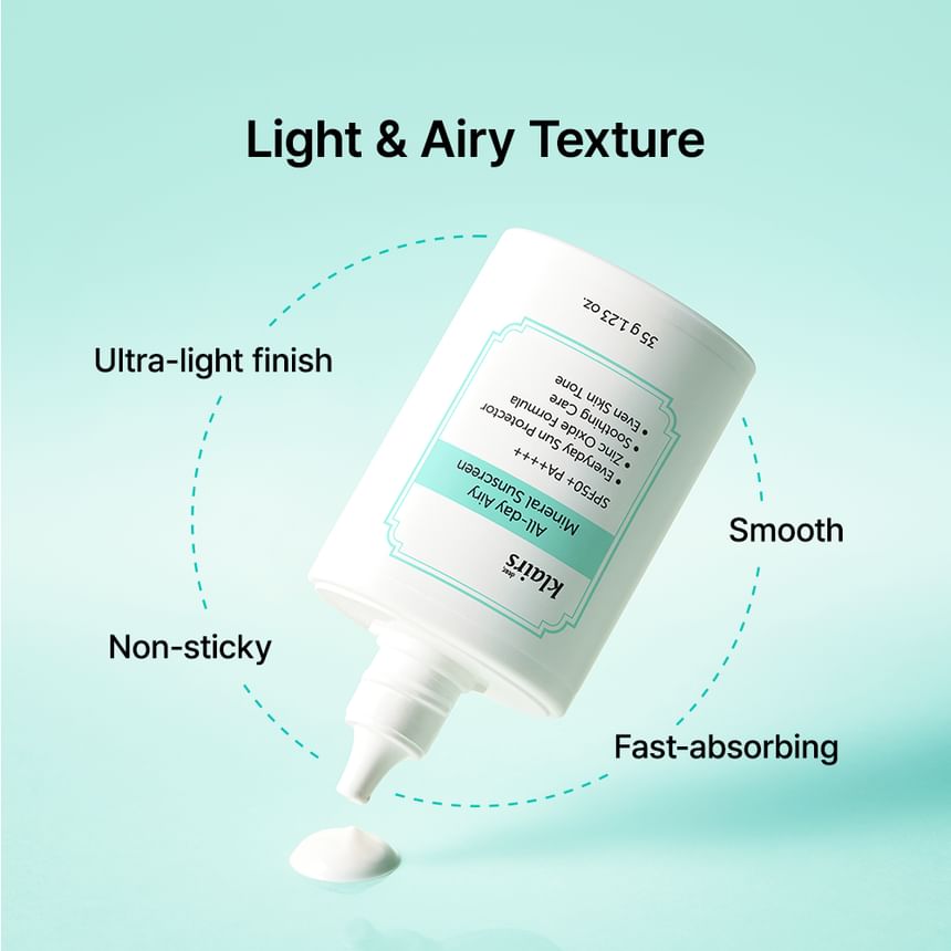 Beste Klairs - All-day Airy Mineral Sunscreen Jumbo