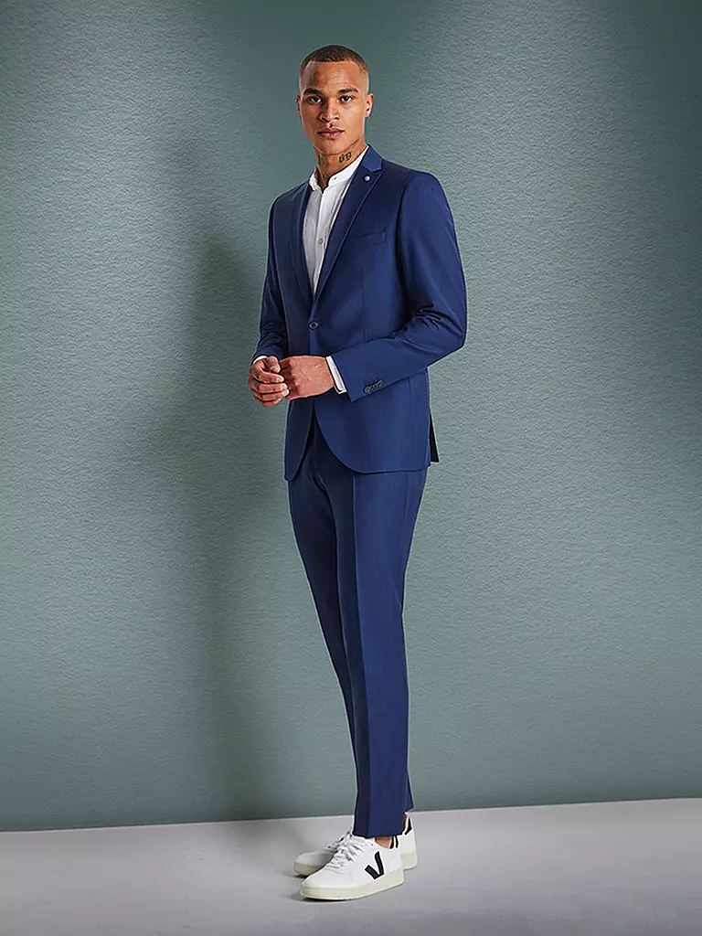 CG - CLUB OF GENTS Anzughose Slim Fit CEDRIC dunkelblau