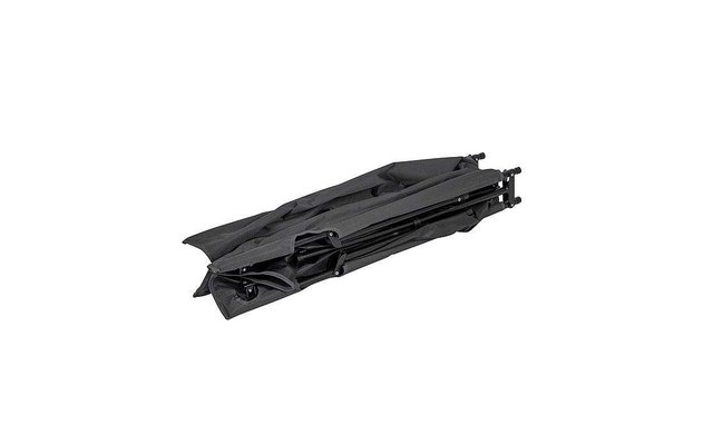 Bo-Camp Feldbett XL 209 x 71 x 45 cm schwarz